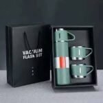 Vaccum Flask Set  (Box Packing) Random Colours