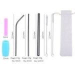 5pcs Steel Straw
