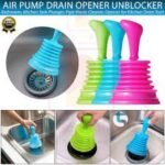 Air Drain Plunger Opener Cleaner Pump Drain Clog Remover for Bath Toilets