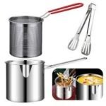 Double Layer Stainless Steel Deep Frying Pot with Box Packing
