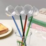 Heat-Resistant Borosilicate Glass Spoon