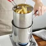 Double Layer Stainless Steel Deep Frying Pot with Box Packing