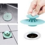 Silicone Hair Sink Flex Strainers Drainer Kitchen Bathroom Anti-Clogging Filter Sundry Catchers Floor Drain Cover Tool Accessory Basin Stopper Silicone Hair Sink Flex Strainers Drainer Kitchen Bathroom