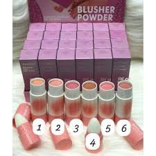 Hudamoji Blusher Powder Stick 6 Color Set