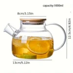 Heat Resistant Glass Teapot   (800 ML)