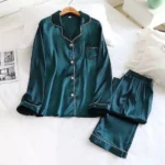 Code PJ SUIT Shezaib Silk Pajamas Sets Short Sleeve Sleepwear Two Pieces Nightwear Set