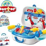 Doctors Set Large Size Tyre Briefcase Kids Toys Box 21pcs