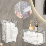 Wall Mounted Water Ripple Design Tissue Box