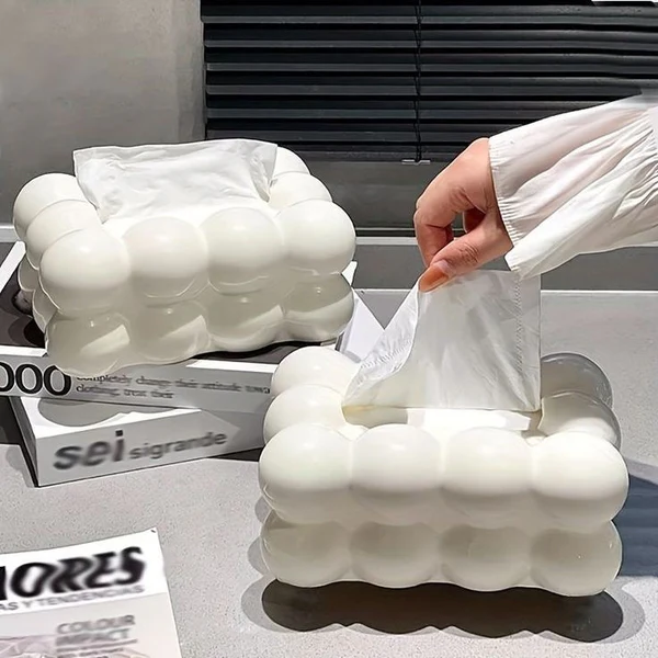 Luxury Solid Chic Plastic Tissue Box