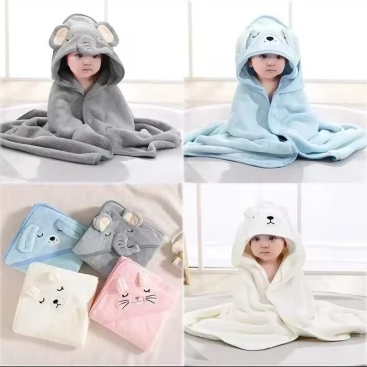 Baby bath towel colour random 