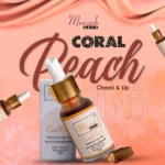 Lip Tint & Cheek Tint 15 ml By Meezab Arts  Regular coral peach