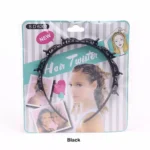 Hair Twister Headband with 8 clips