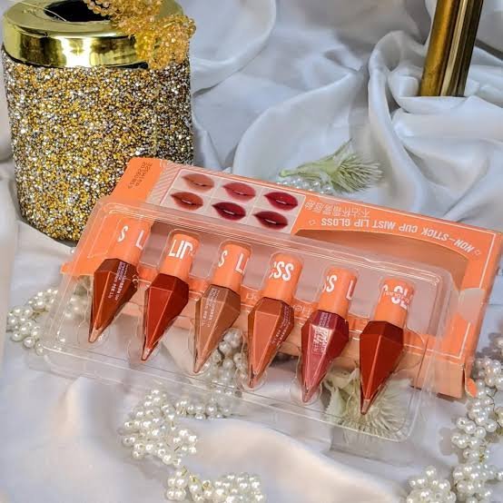 hang fang 6 pcs lipgloss set 