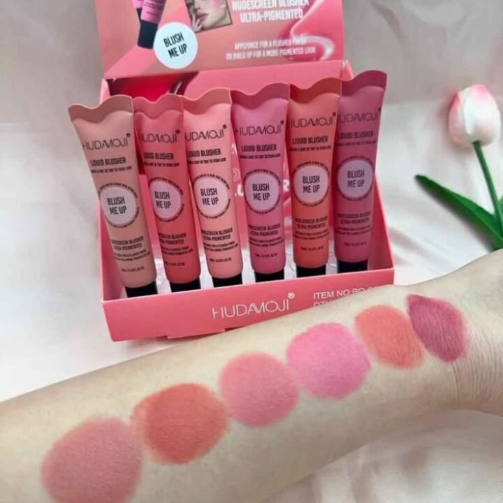 huda mouji liquid blush 6 pcs set 