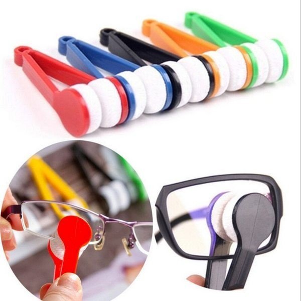 Mini Microfiber Eyewear Cleaning Brush  pack of 2