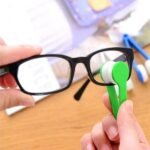 Mini Microfiber Eyewear Cleaning Brush  pack of 2