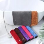 Fluffy Bathroom Mat, Non Slip Plush Carpet Bath Mat