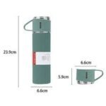 Vaccum Flask Set  (Box Packing) Random Colours