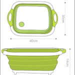 Multi-Function Cutting Board Collapsible