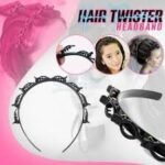 Hair Twister Headband with 8 clips