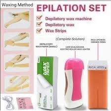 Depilatory Refill Wax Heater Machine With Roller Wax