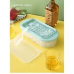 Ice Cube Tray Mold Ice Maker With Lid and Box – 62 Ice Cubes