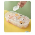 Ice Cube Tray Mold Ice Maker With Lid and Box – 62 Ice Cubes