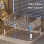 Acrylic Glacier Style Makeup Organizer