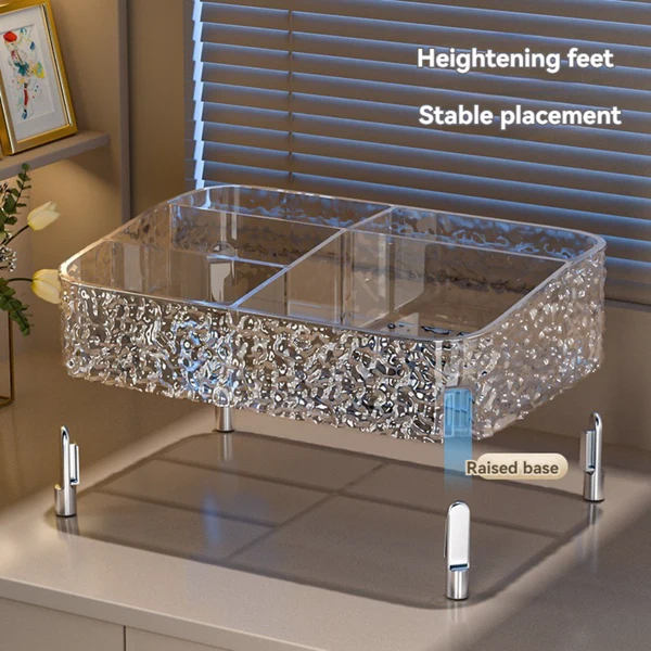 Acrylic Glacier Style Makeup Organizer