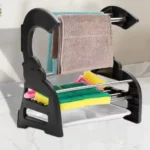 LDurable Stainless Steel Sponge Holder Sturdy Rust Proof Drying Rack Kitchen Organize