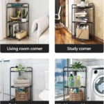 Foldable Corner Shelf with Tripod Base  ( 4 layers)