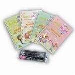 Child Practice Magic Book pack of 4pcs with 10 refill 