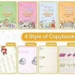 Child Practice Magic Book pack of 4pcs with 10 refill 