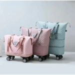 Expandable Travel Bag with Wheels  (Random Colours)