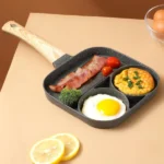Nonstick  Three Portion Frying Pan