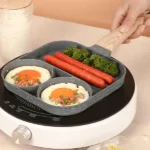 Nonstick  Three Portion Frying Pan