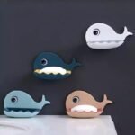 Whale Shapes Soap Dish Wall Mounted