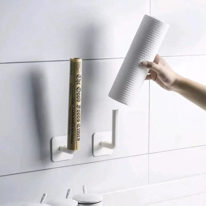 2 Pcs Paper Holders And Pot Lid Holder