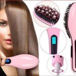 Temperature Display Hair Straightener Brush