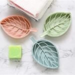 LEAF SHAPE SOAP HOLDER NON SLIP SOAP BOX