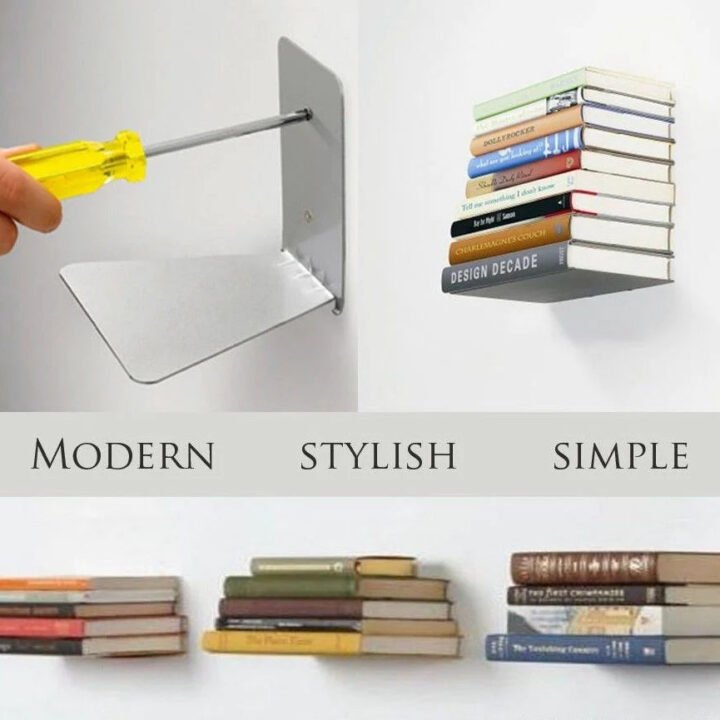 Wall Mounted Book Shelf