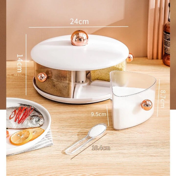 360 Rotating Spice Storage Box