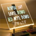 Acrylic LED Board With Stand & Colors