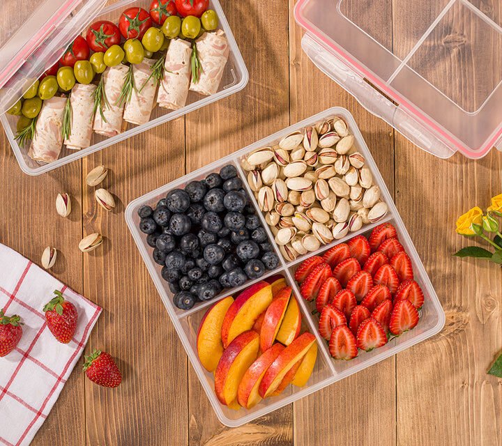 4 Compartment Food Freezer Storage Box