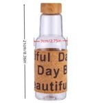Water Bottle Wooden Cap 550ML