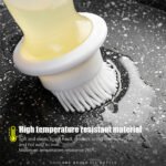 Extruded Silicone BBQ Oil Brush with Acrylic Bottle