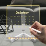Acrylic LED Board With Stand & Colors