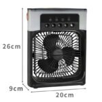 Portable Air Cooler Desk Fan with Water Spray