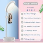 Selfie Ring Light with Makeup Mirror & Phone Holder Kit