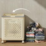 Large Capacity Movable Folding laundry Basket
